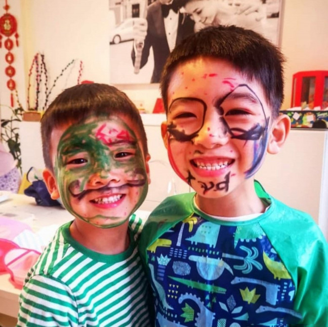 陈豪访谈孩子,陈豪和孩子