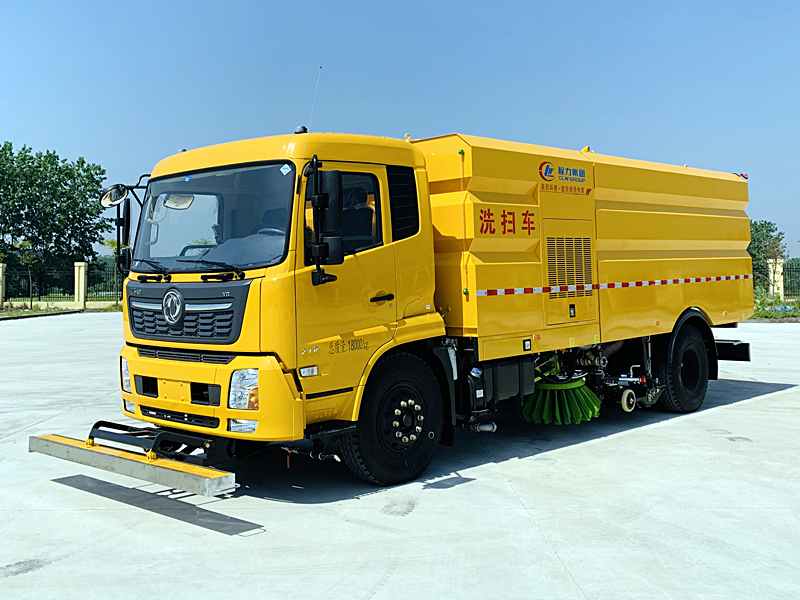 东风天锦环卫清扫车图片,东风天锦扫路车怎么操作