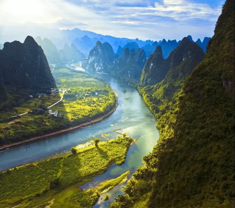 广西阳朔又一顶奢酒店,潺潺流水,久违的隔世风景,美得像一个梦