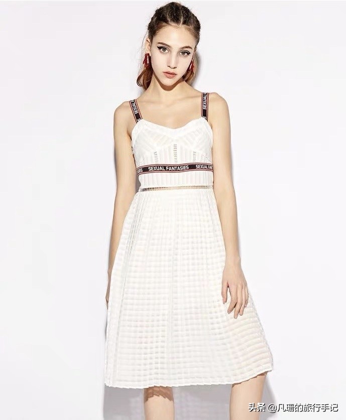 度假风绿色连衣裙,法式桔梗仙女裙​