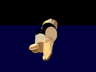 自由泳好看泳姿,陆地练习自由泳打腿