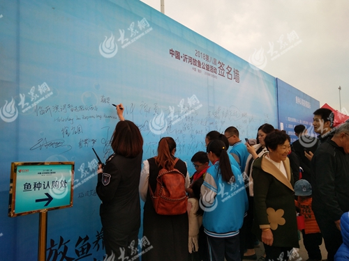 第十三届沂河放鱼公益活动,沂河放鱼展