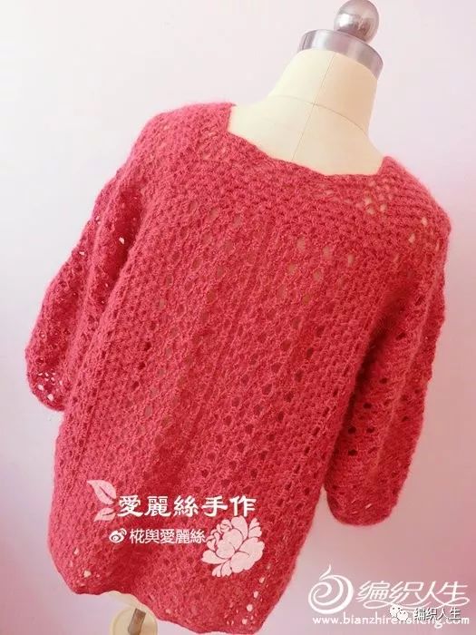 马海毛钩针衣服图片,马海毛衣服的简单花型