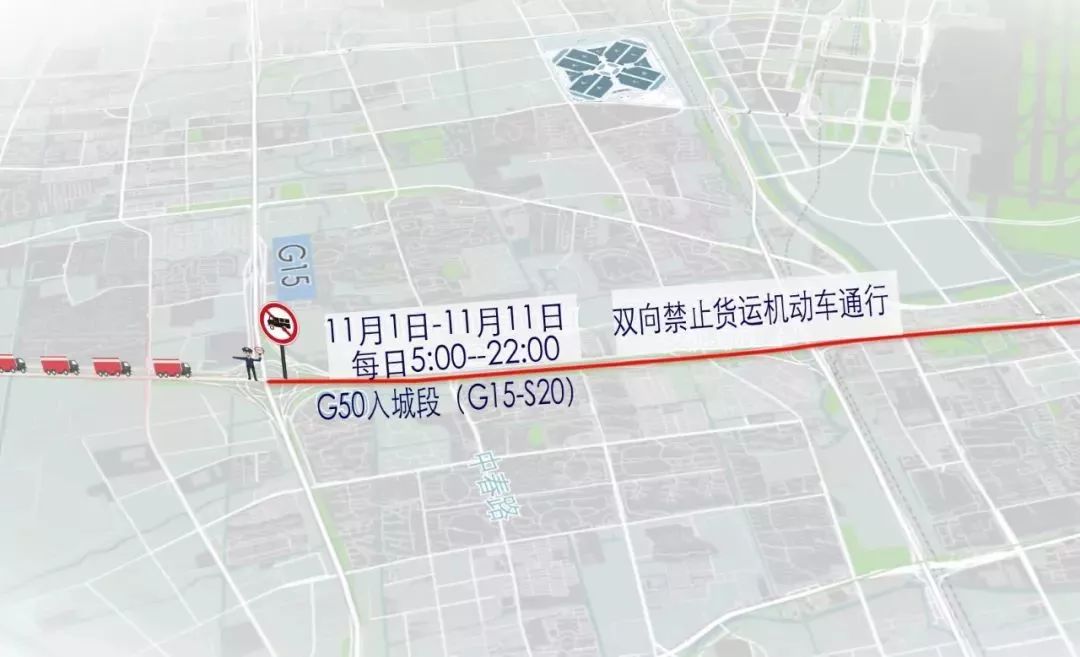 进博会期间交通管制通告怎么写啊,上海疫情期间外牌车可以上高架吗