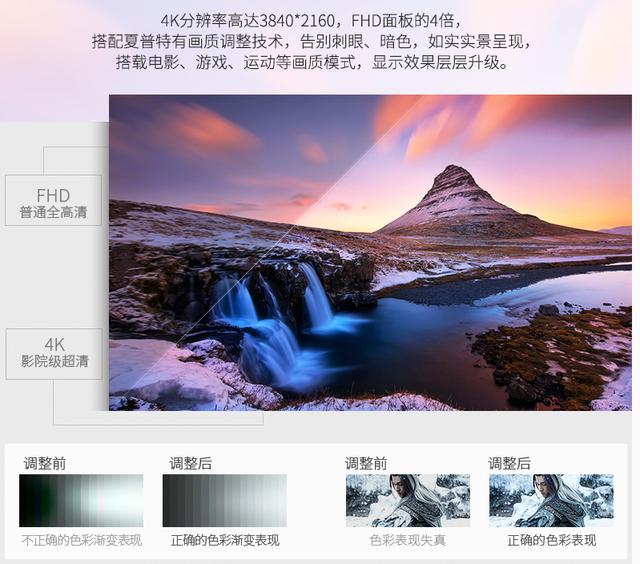 夏普电视机65寸4k超清2018年,夏普电视55寸4k超高清23款