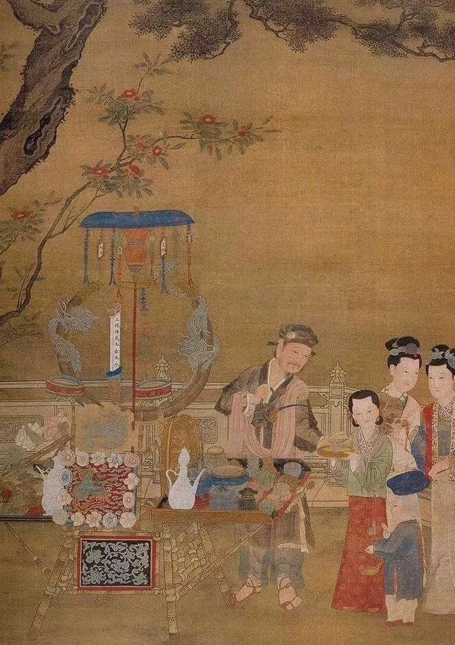 货郎图里看古人购物,双十一货郎图里看古人购物