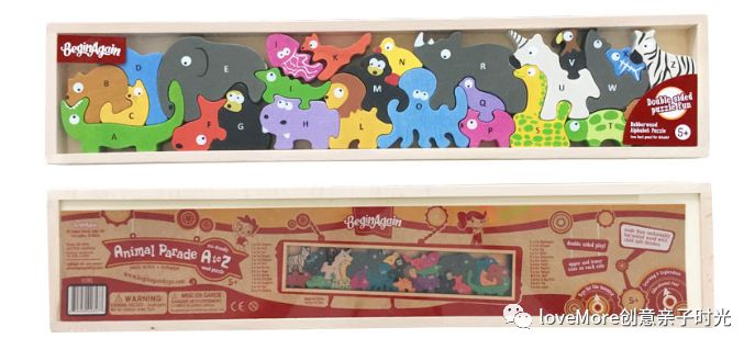 仅此一次！获奖无数的美国BeginAgain动物大*行游**拼图积木~低过所双11、618！