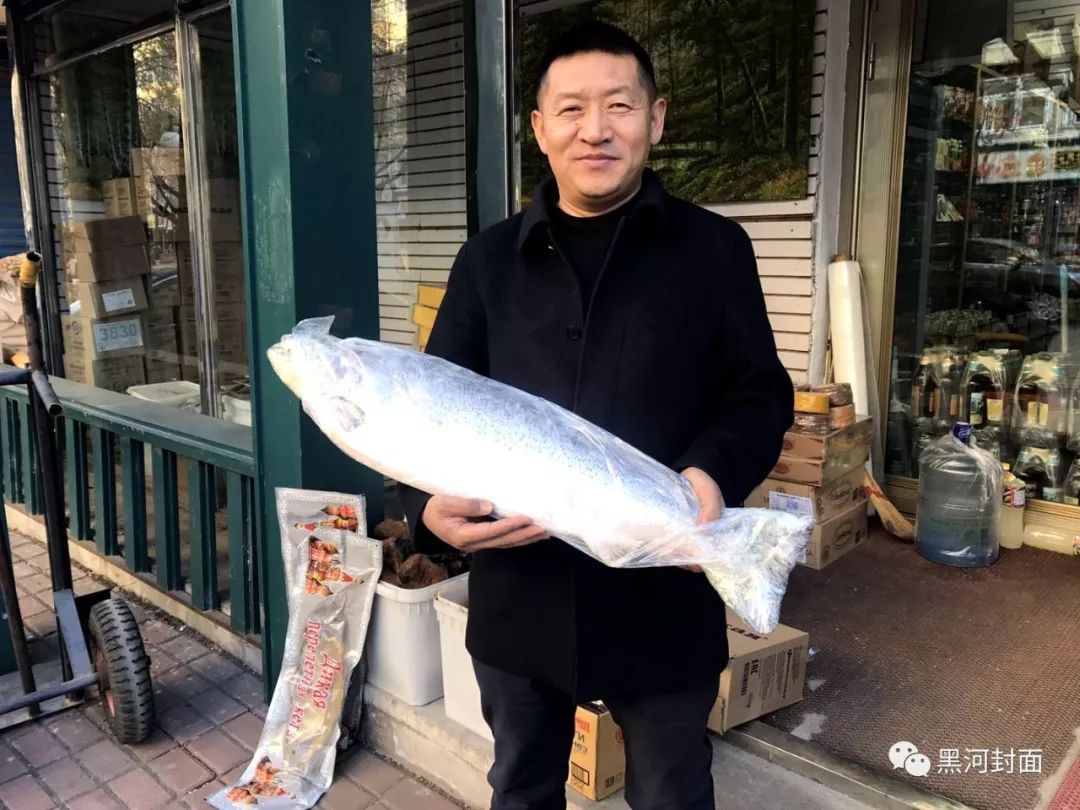 黑河低温冷库,东北最冷黑河早市冻货