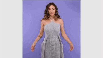 毛衣该不该收起来,毛衣腰侧边上有根带子怎么系好看