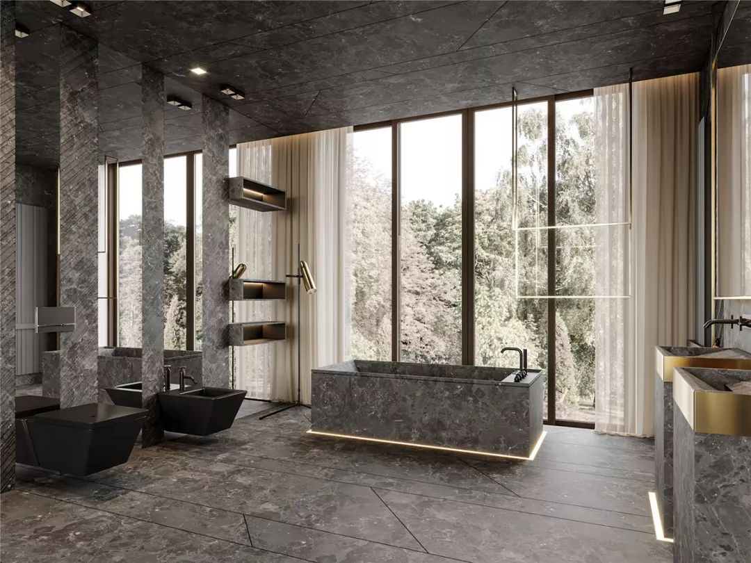 现代简约风在奢华中自由游走，这样的家谁不爱？