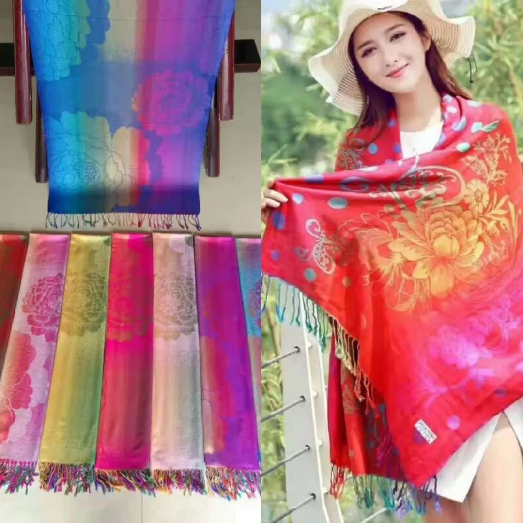 羊绒披肩围巾99元,桑蚕丝围巾199元