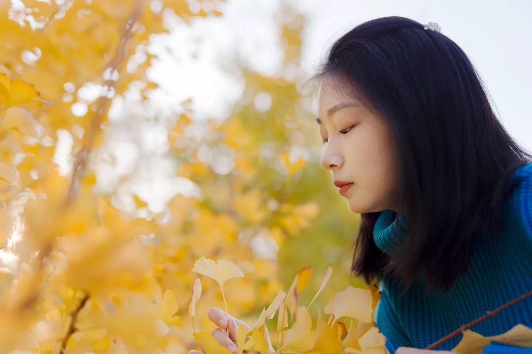 “妈，我在华师看了一场金黄色的雪！”