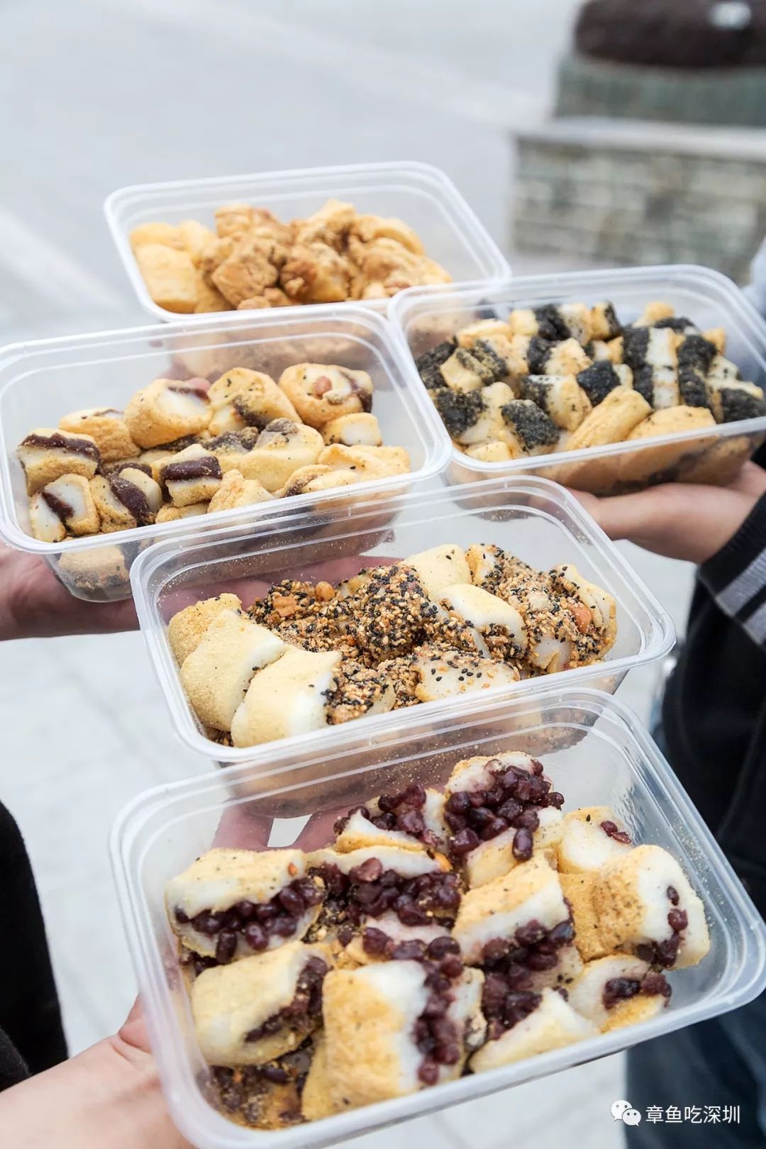 巨无霸肉松芋泥糯米糍吃货视频,巨无霸芋泥糯米糍