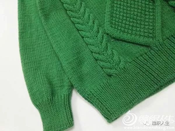 棒针套头女款扭双麻花毛衣,棒针麻花儿童毛衣编织新款式图片