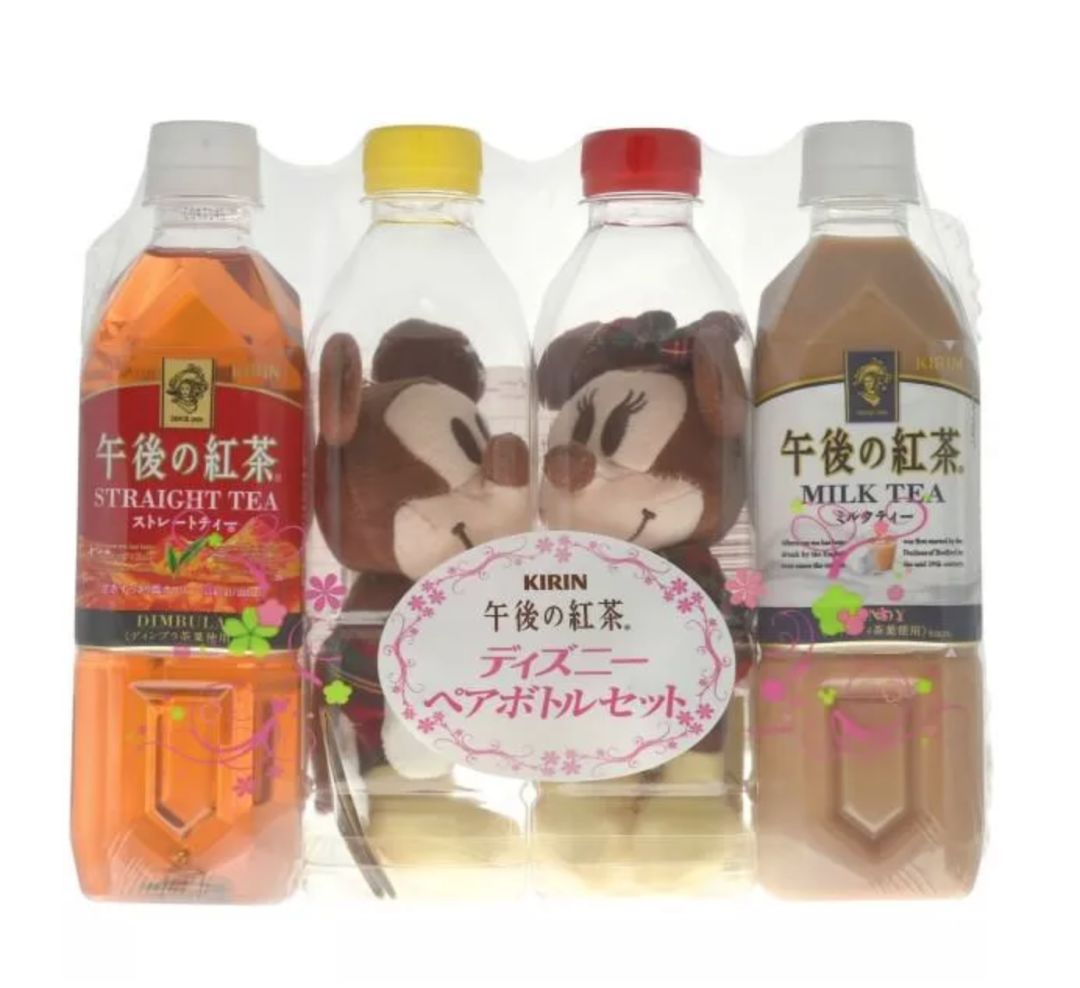 买一瓶午后红茶送一个迪士尼娃娃!日本代购有的忙了……