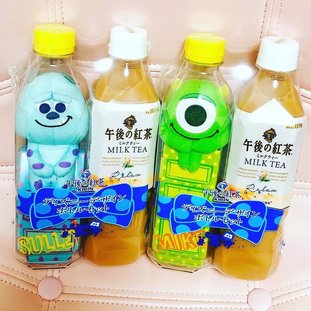 买一瓶午后红茶送一个迪士尼娃娃!日本代购有的忙了……