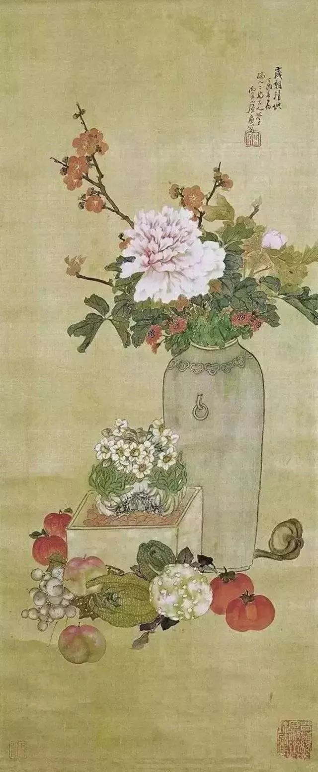 1945年齐白石和张大千的画,齐白石山水画十二展