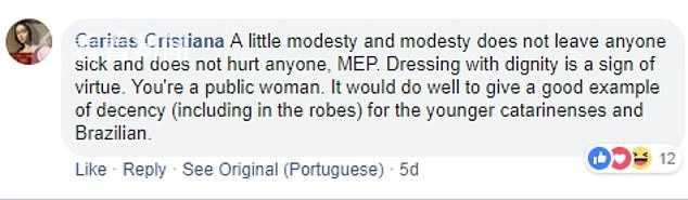 就职仪式着装性感暴露引争议女议员：“我平常就这样打扮”