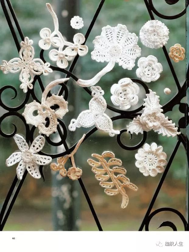 爱尔兰蕾丝钩织教程,唯美爱尔兰风蕾丝钩织