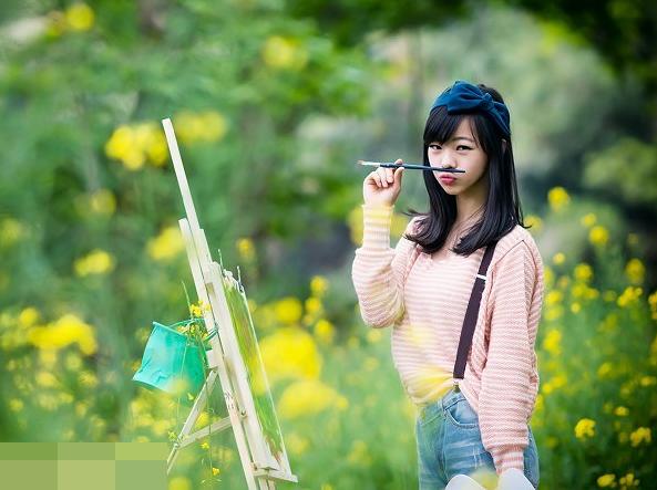 拍照油菜花技术技巧,手机拍摄油菜花人像摄影方法