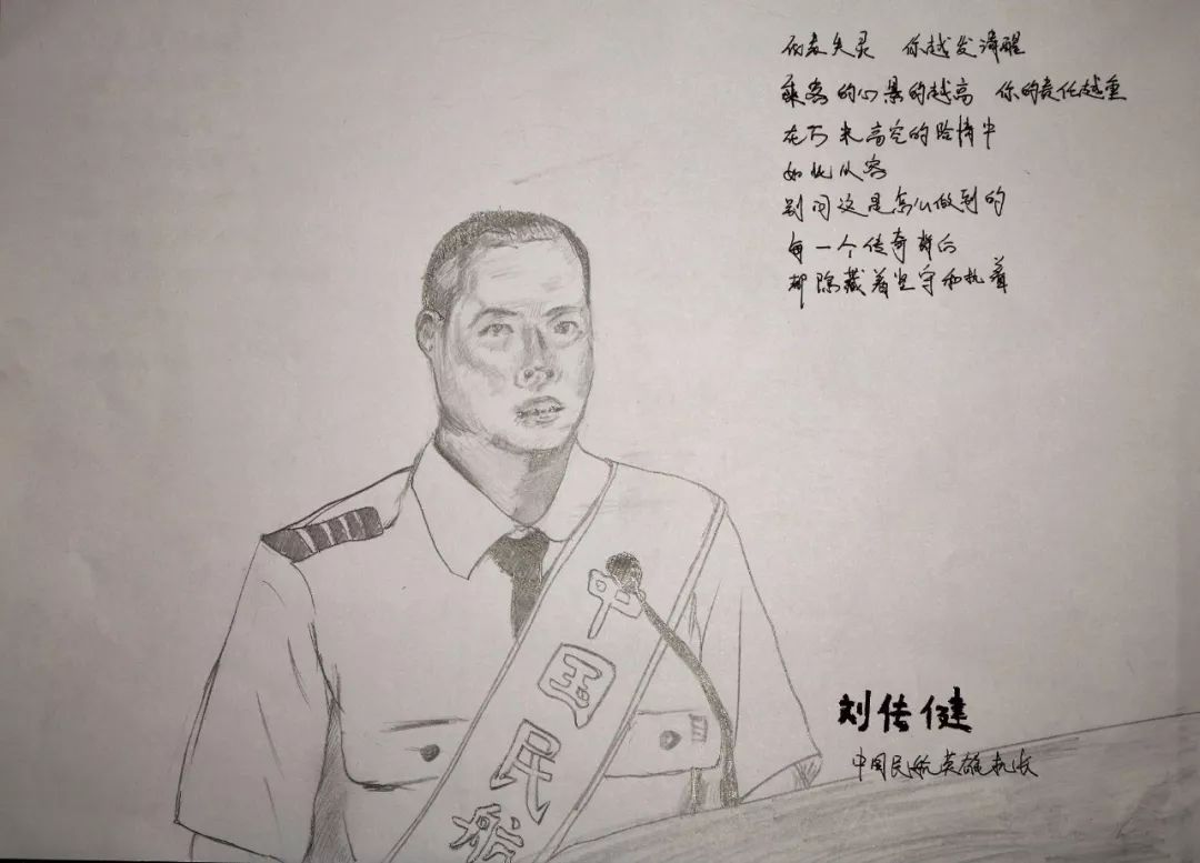 手绘致敬最美逆行者,手绘致敬