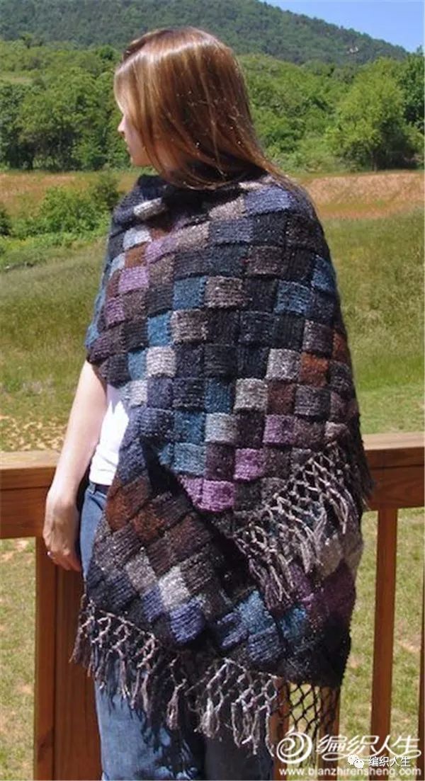 纯色方块花样教程大全,简单大方格子花型教程