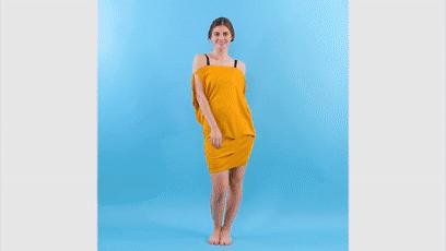 毛衣该不该收起来,毛衣腰侧边上有根带子怎么系好看