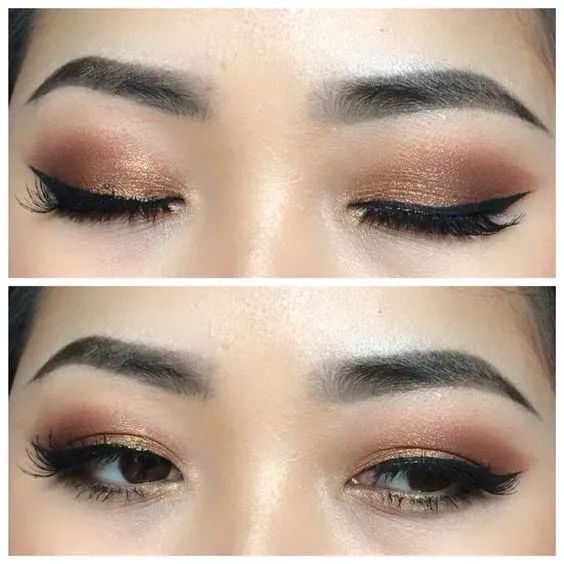 ins日杂清透眼妆适合居家的小仙女,教你两分钟就能搞定的眼妆画法