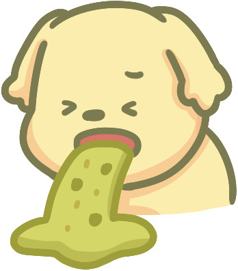 狗消化道出血呕吐物,狗狗胃黏膜出血呕吐