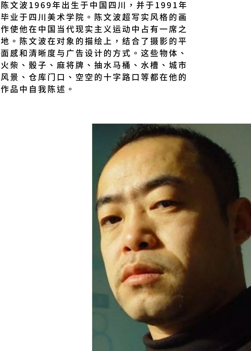 艺术家陈文波,陈文波的作品