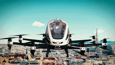 亿航载人飞行器欧洲,亿航国外飞行