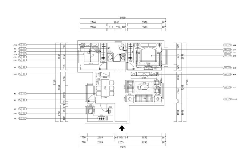95平米的房子找装修公司得多少钱,95平方两室一厅装修上门量房