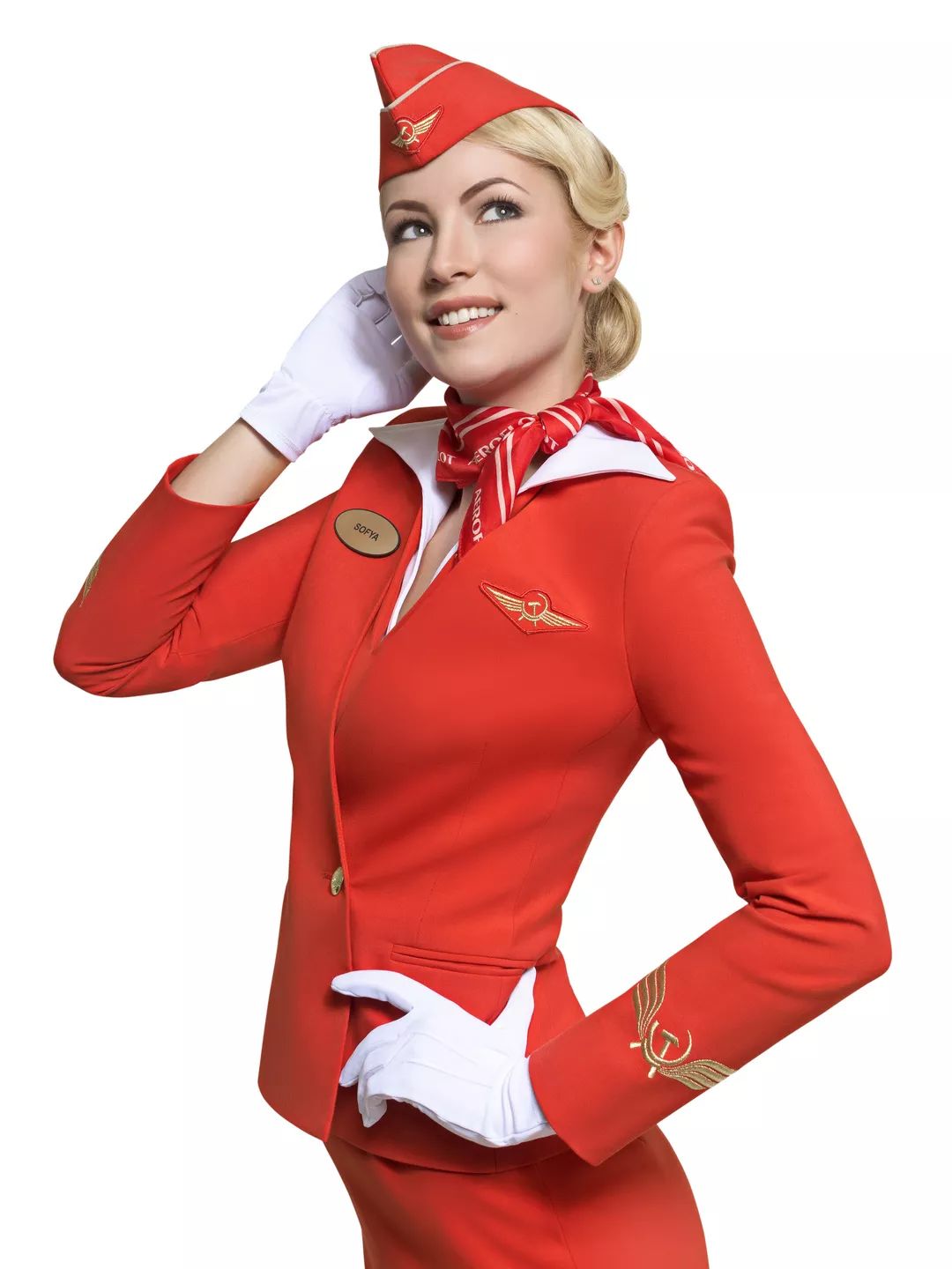 中国外航空姐制服,外航的空姐制服