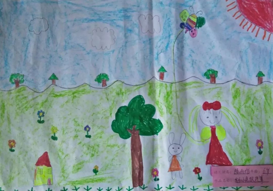 树洞画100幅欣赏,树洞松鼠儿童画