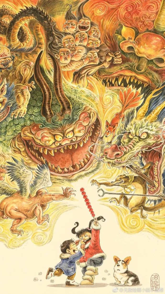 太震撼了！85后帅哥笔下的鬼神世界，迷倒了上万人......