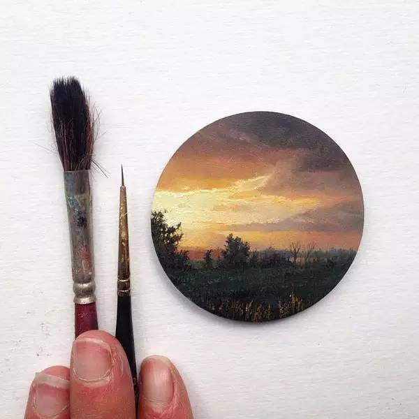 油画风景随身带,旅游景点油画