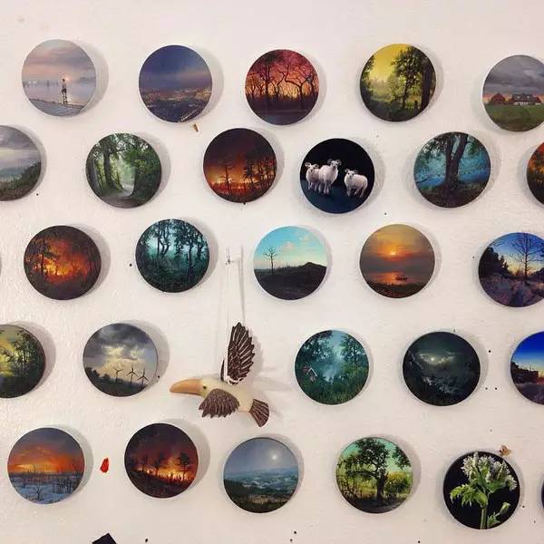 油画风景随身带,旅游景点油画