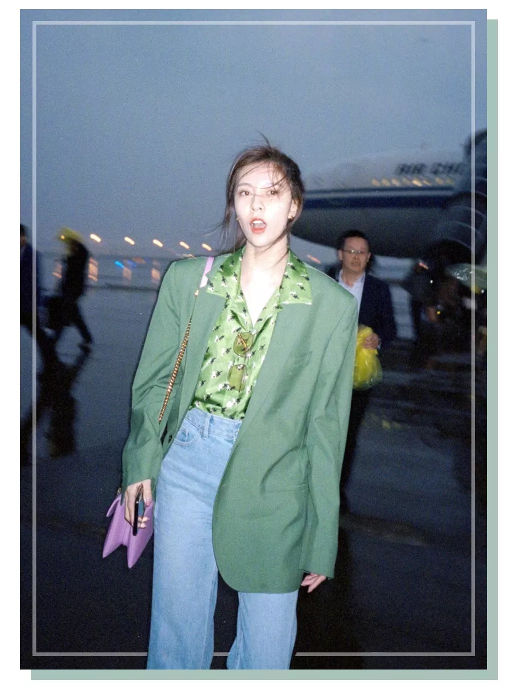 显瘦清爽又气质的夏季穿搭来了,160显瘦显白黑色假两件大衣秋冬