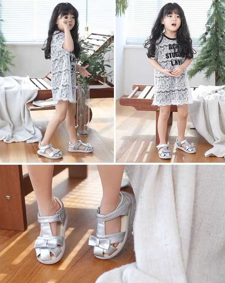 小蓝羊儿童凉鞋,舒适百搭不磨脚粗跟凉鞋推荐