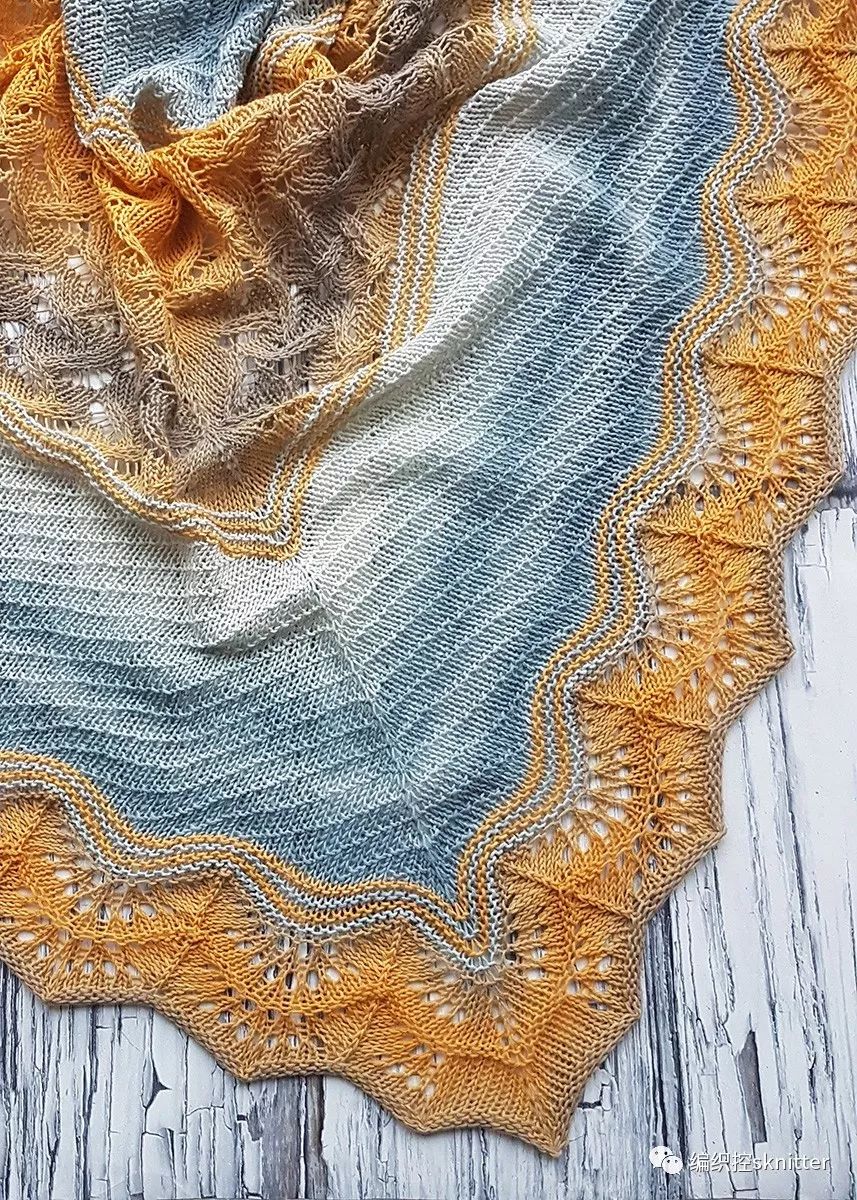 神秘团织第1期|“你好”三角蕾丝披肩（教程公开）