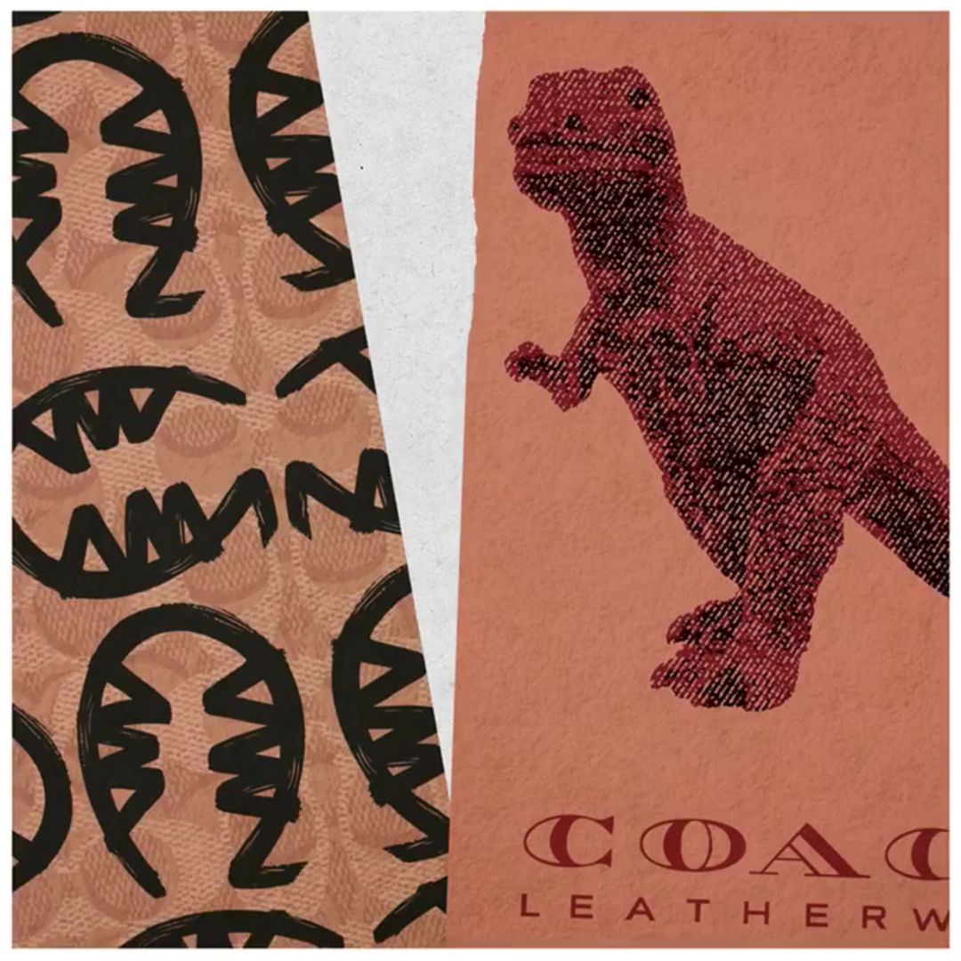 coach恐龙变身,fashion艺术家