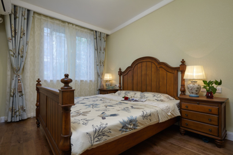 新城美式风格装修性价比高,116.7平米美式风格装修