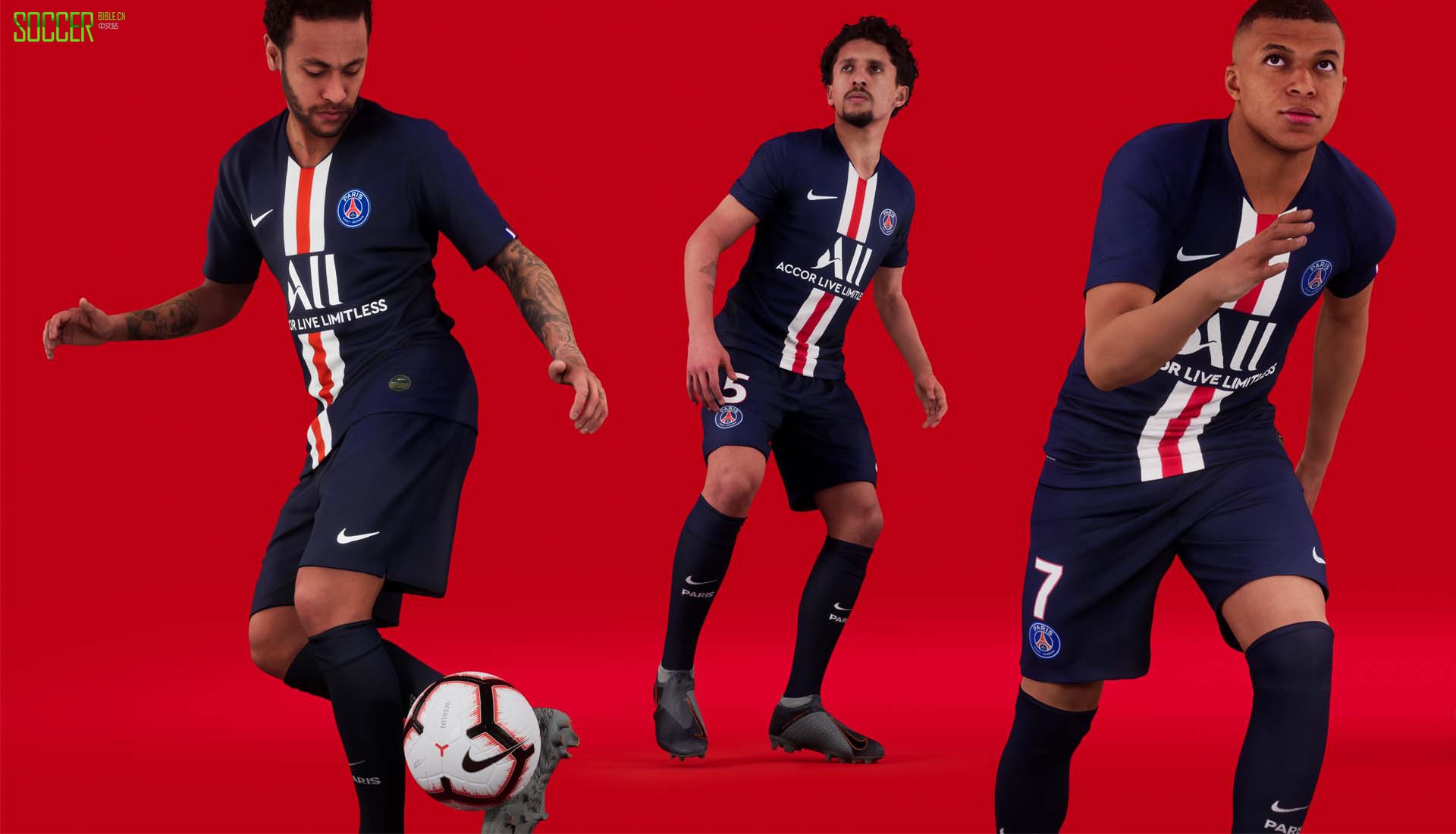 nike联名巴黎圣日耳曼球衣,耐克发布2024巴黎奥运会服装