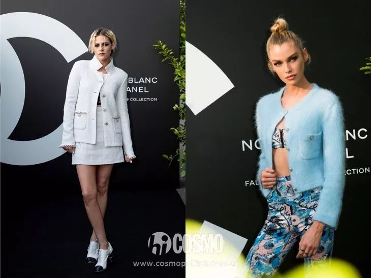 何穗刘雯香奈儿走秀,何穗刘雯超模走秀