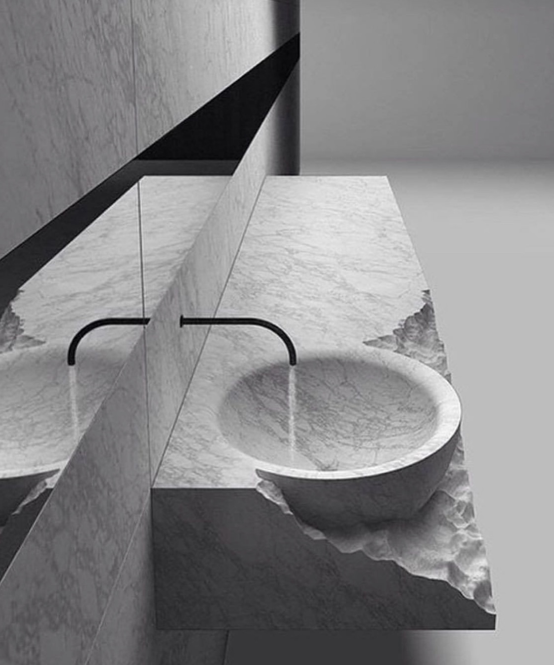 在洗脸时能让你感到升华的洗脸池