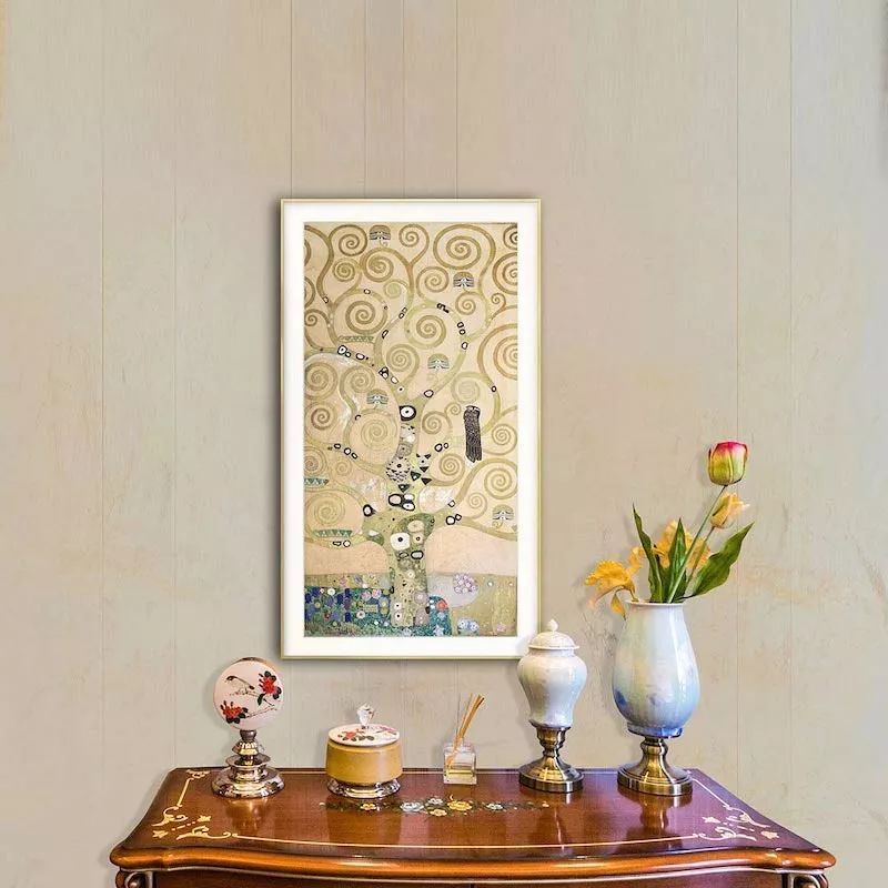 克里姆特生命之树创意美术,克里姆特装饰风绘画作品