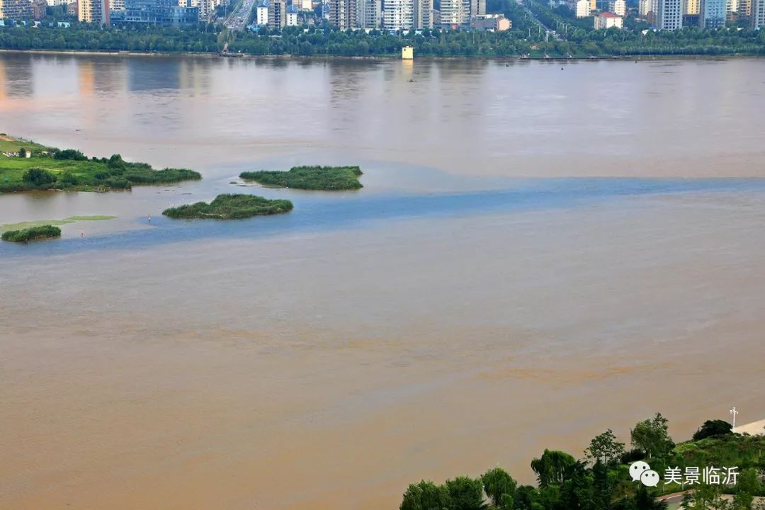 刷屏了！临沂三河口再现“琅琊八景”之“沂水拖蓝”！