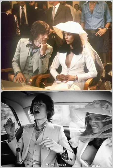 比起穿黑婚纱结婚，她们还可以更酷