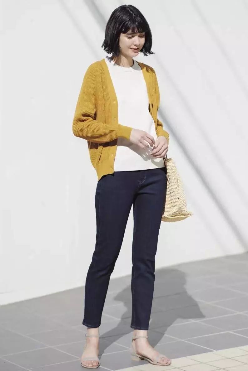 优衣库遮肉穿搭,优衣库显瘦遮肉的牛仔裙