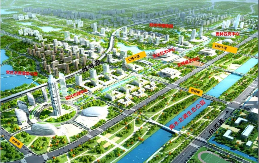 郑州12个组团新区,郑州最具潜力的十大片区